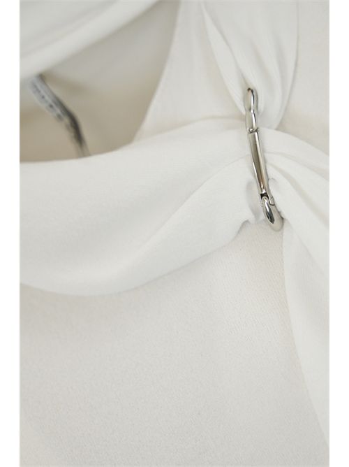 Top con foulard Bianco Liviana Conti | F5SA06A01-0